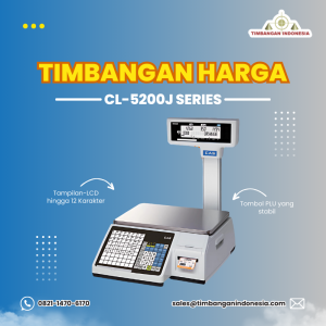 Timbangan Printer Label CL -5200J Series Label Printing Scale