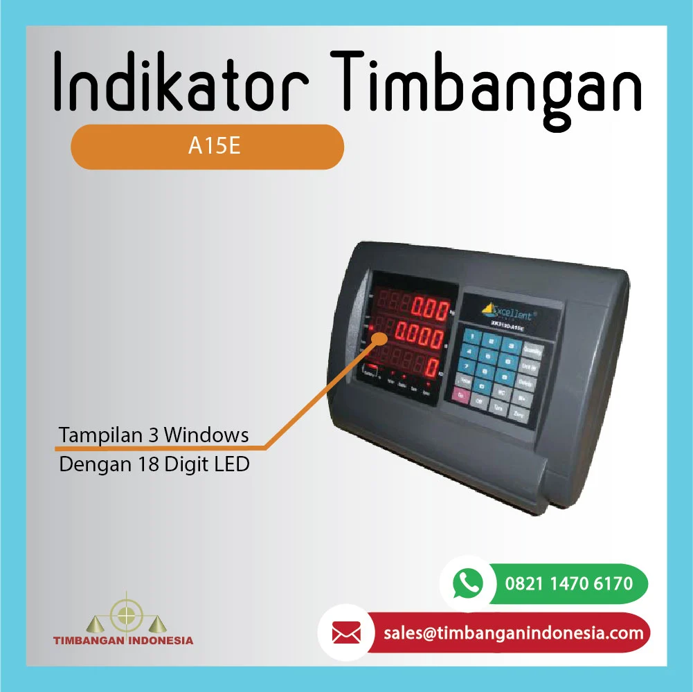 Indikator Timbangan A15E
