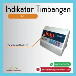 Indikator Timbangan A7