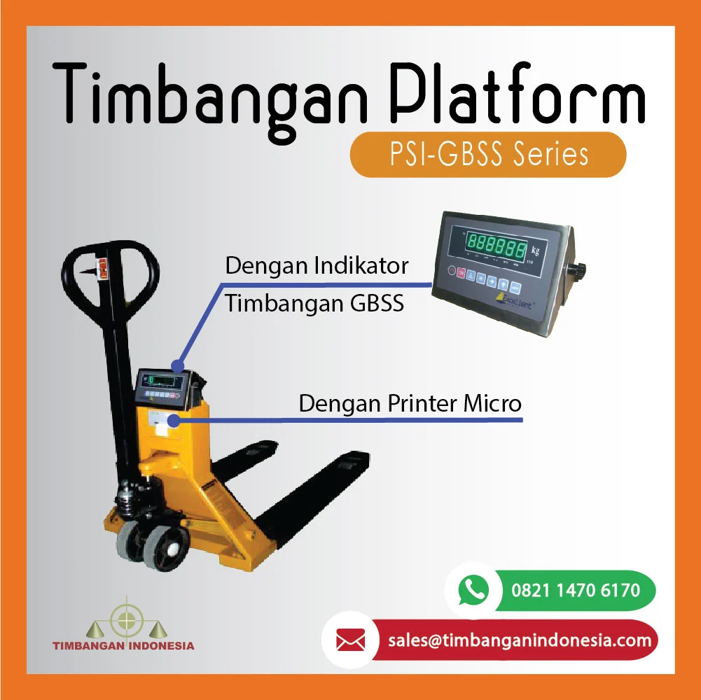Pallet scale with built in printer PSI – GBSS