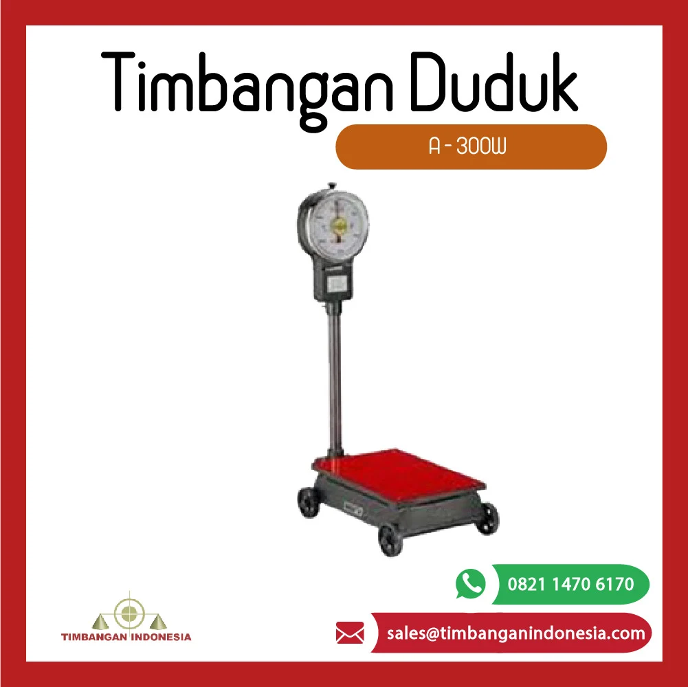 Timbangan Duduk A-300W