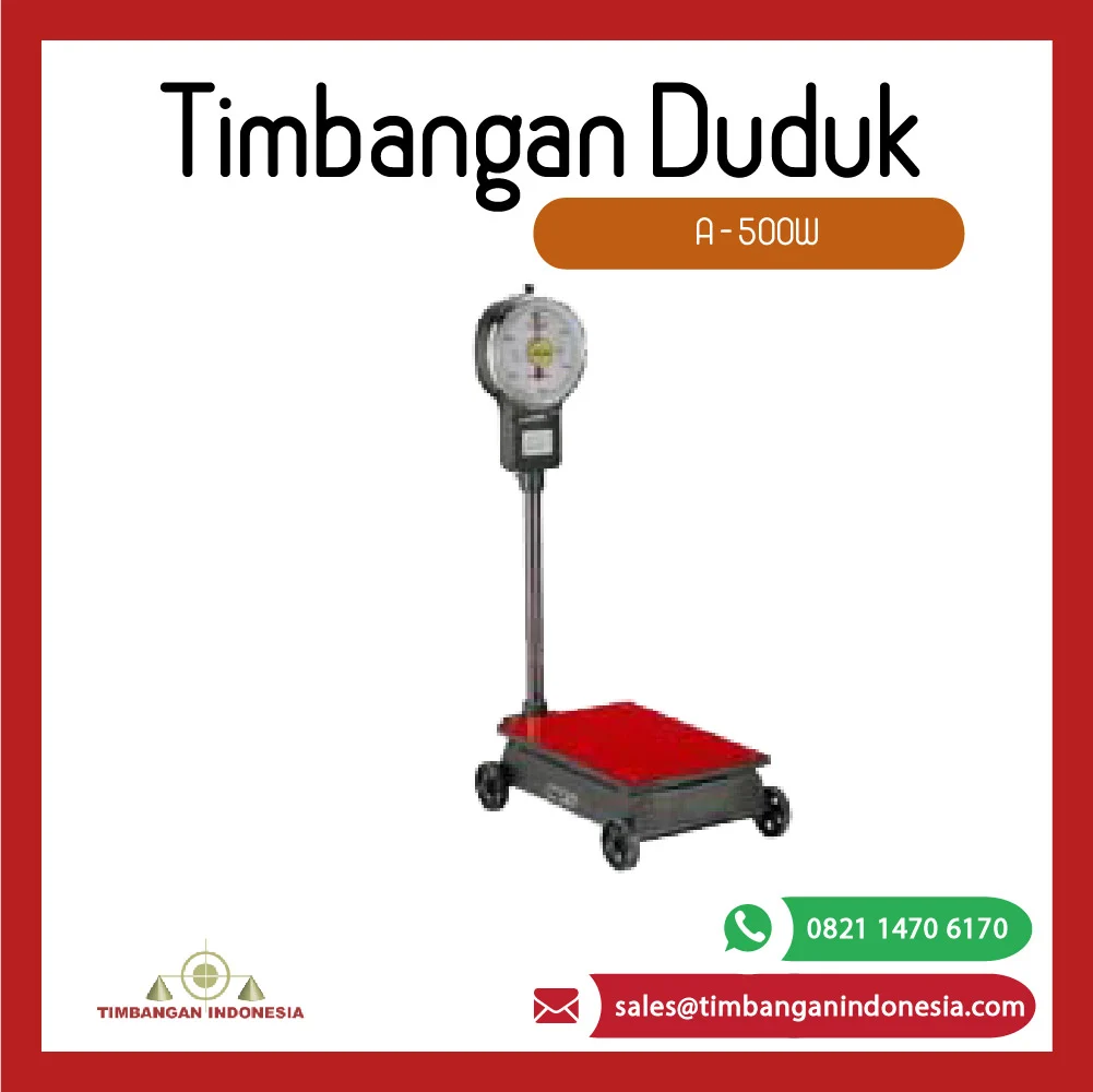 Timbangan Duduk A-500W