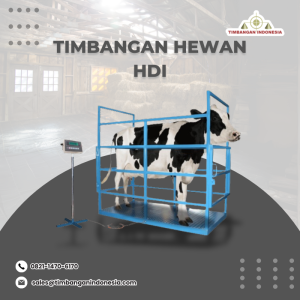 Timbangan Hewan Kerangkeng ANIMAL SCALE HDI