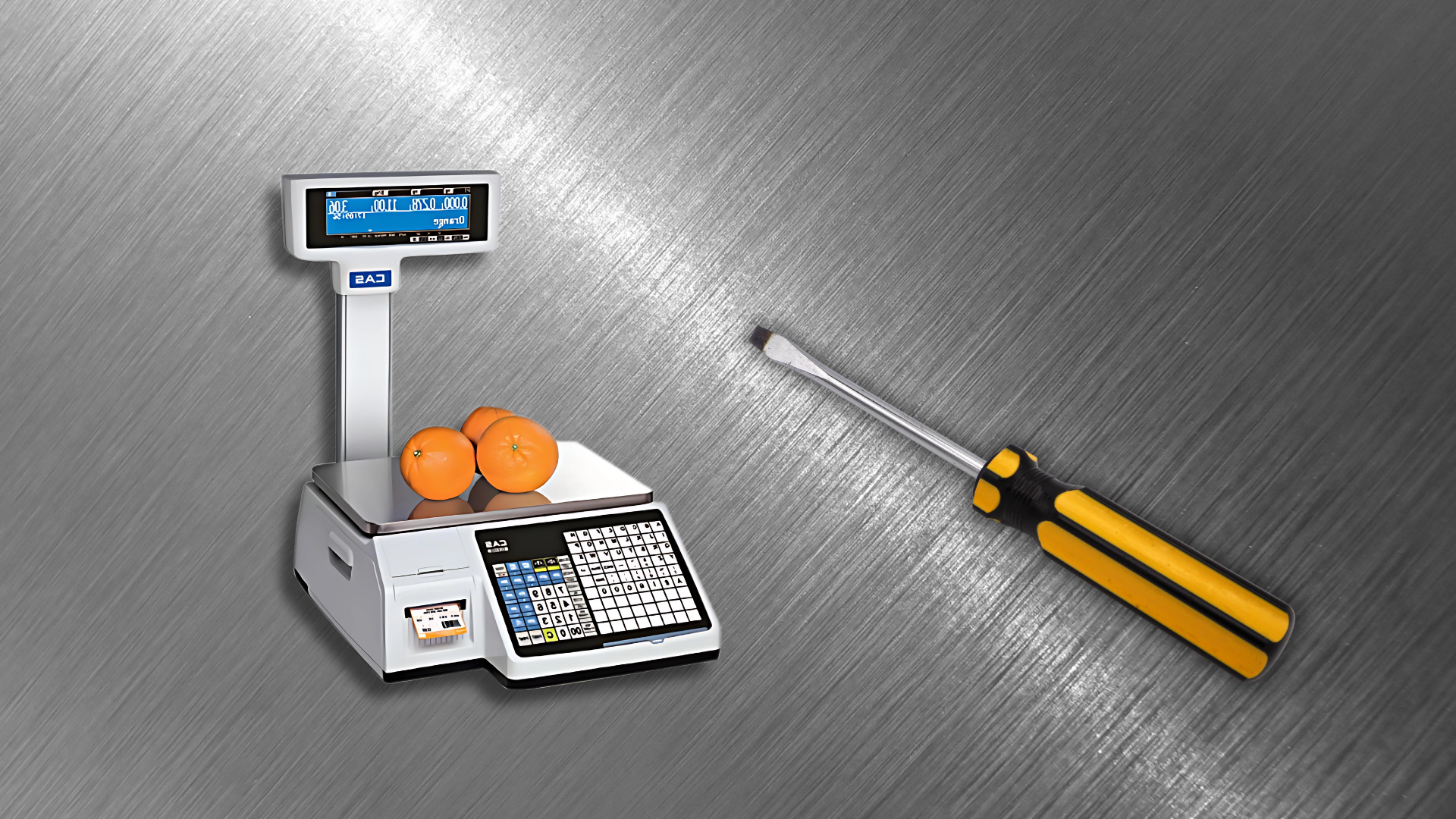 Timbangan buah digital