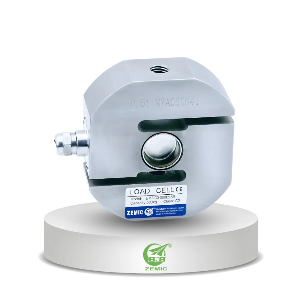 zemic load cell BM3 stainless steel S-type load cell, 50kg-7.5t