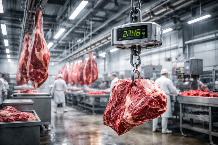 Penimbangan Daging Tidak Stabil? Timbangan Daging Gantung Jadi Solusi Efisien