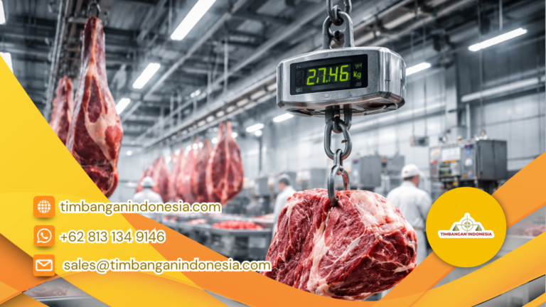 Penimbangan Daging Tidak Stabil? Timbangan Daging Gantung Jadi Solusi Efisien