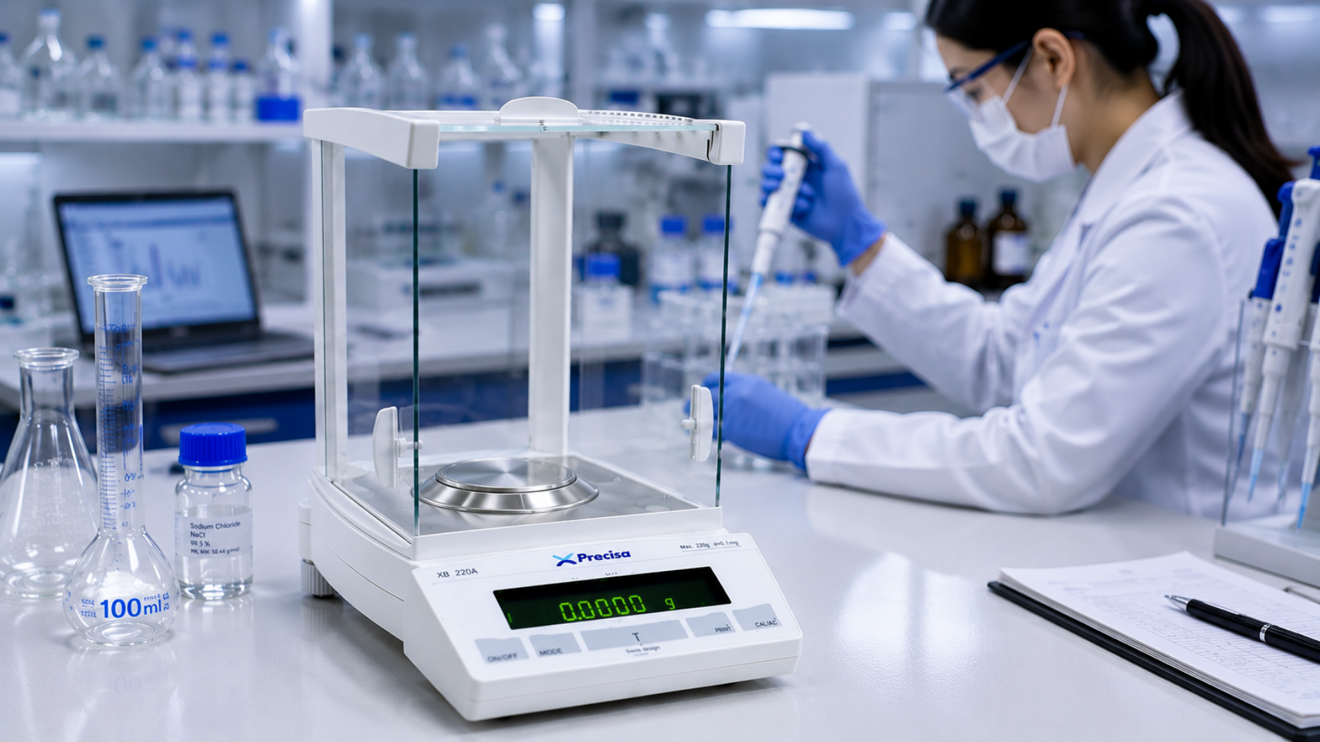 timbangan laboratorium