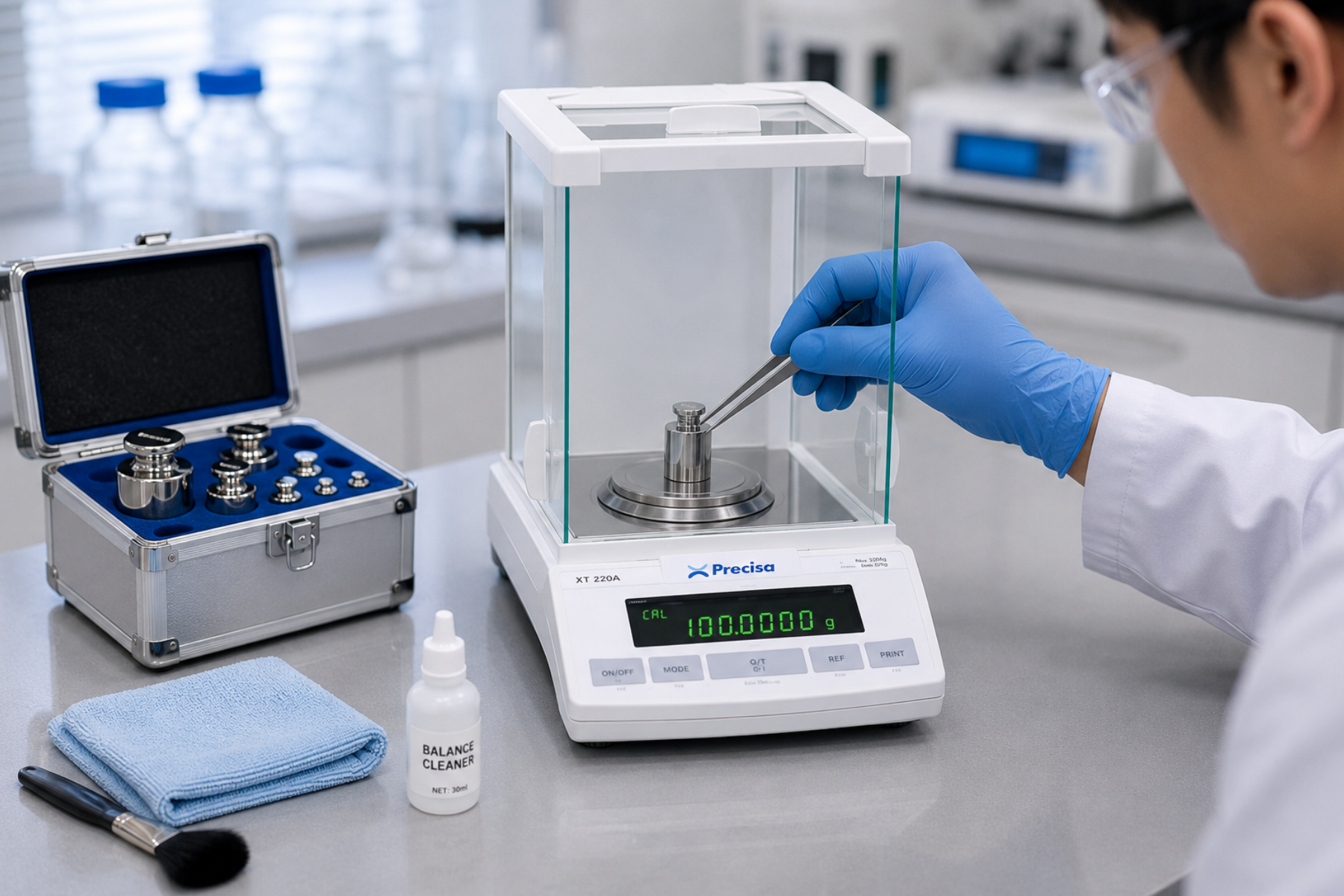 timbangan precision balance laboratorium