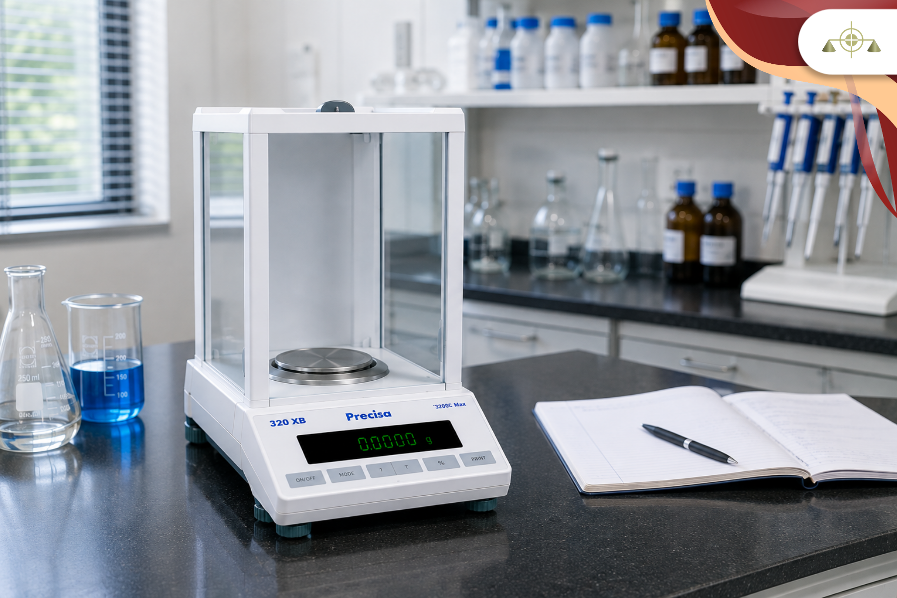 timbangan precision balance laboratorium