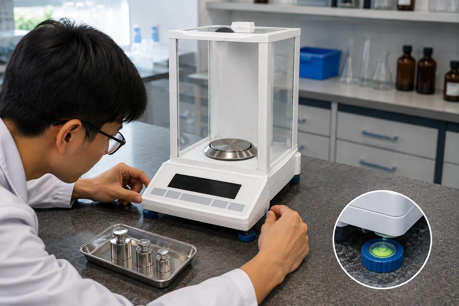 timbangan analitik 0.001 gram