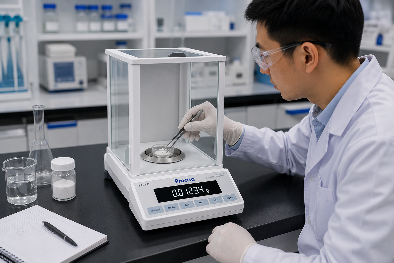 timbangan laboratorium digital ketelitian 0.0001