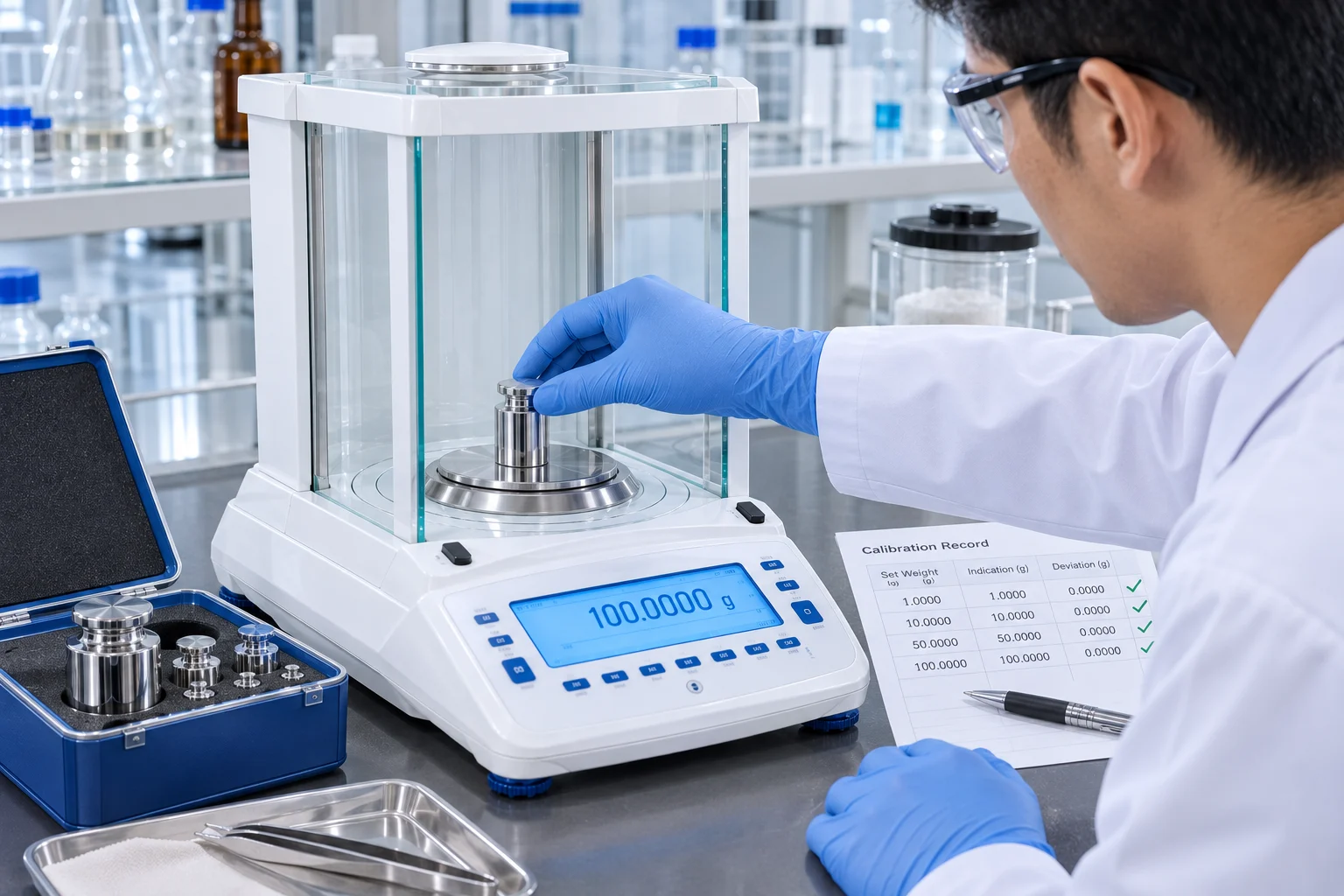 timbangan analitik terbaik untuk laboratorium kimia