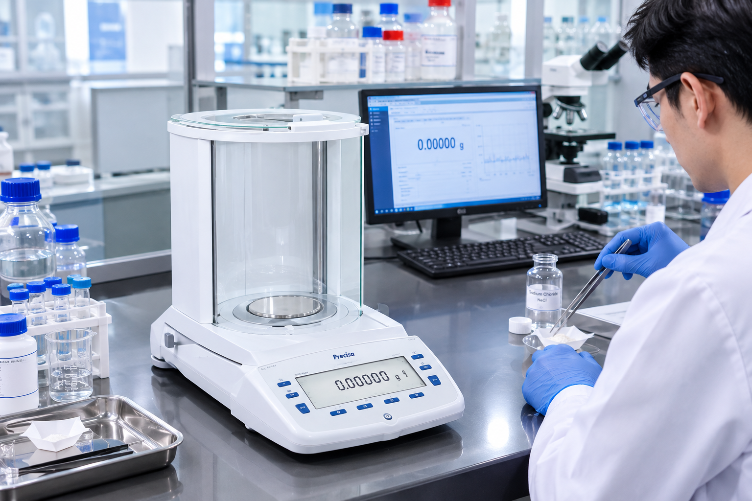 perbedaan timbangan analitik dan precision balance