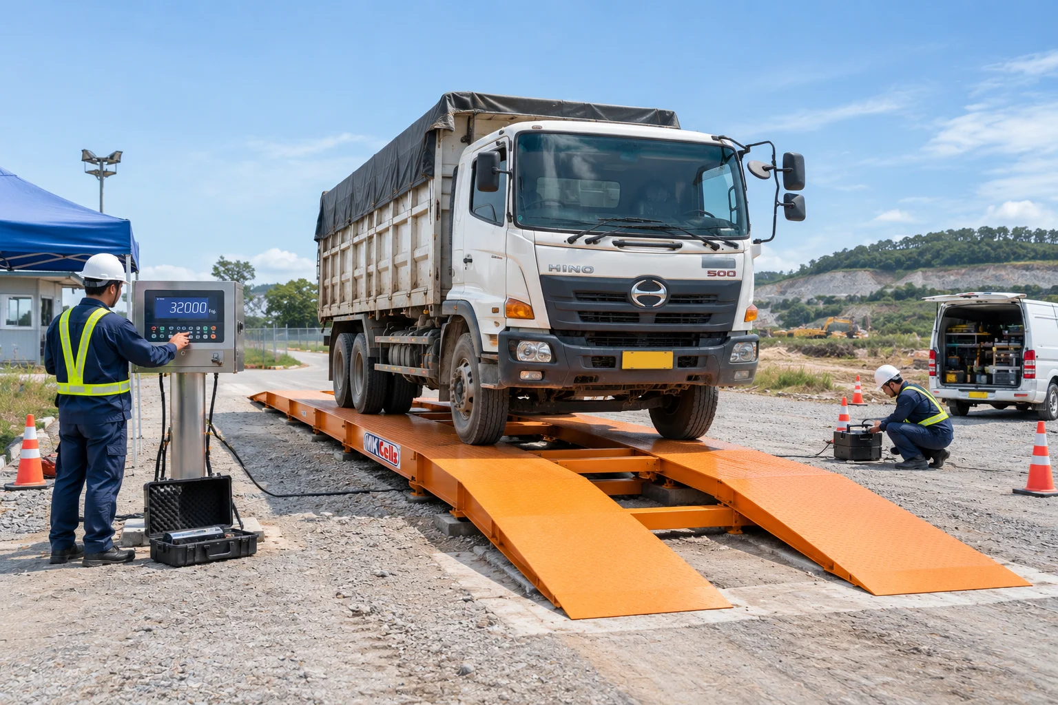 kalibrasi jembatan timbang truk