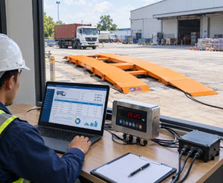 sistem software jembatan timbang tambang